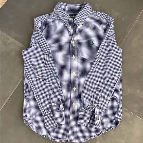 Ralph Lauren boys cotton button up shirt - Picture 1 of 3